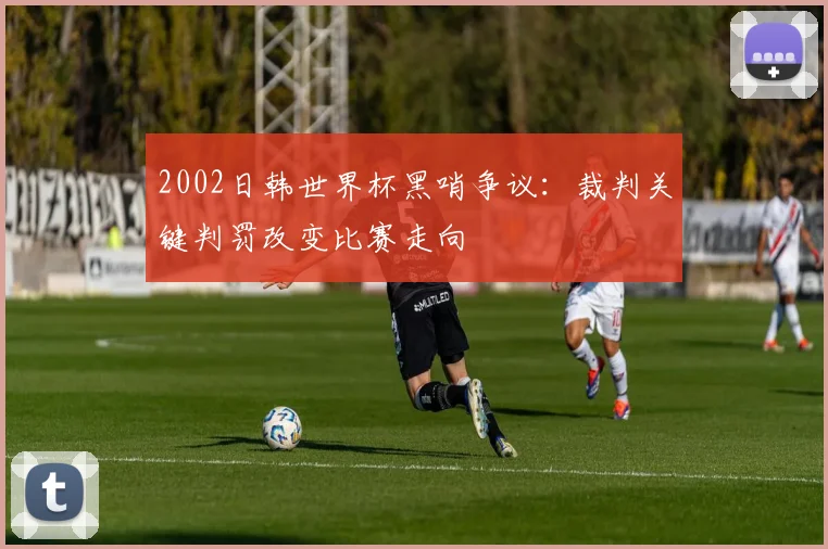 2002日韩世界杯黑哨争议:裁判关键判罚改变比赛走向